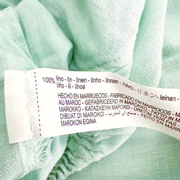 Zara | Sleeveless Linen Cut Out Jumpsuit (10) - Picture 6 of 6